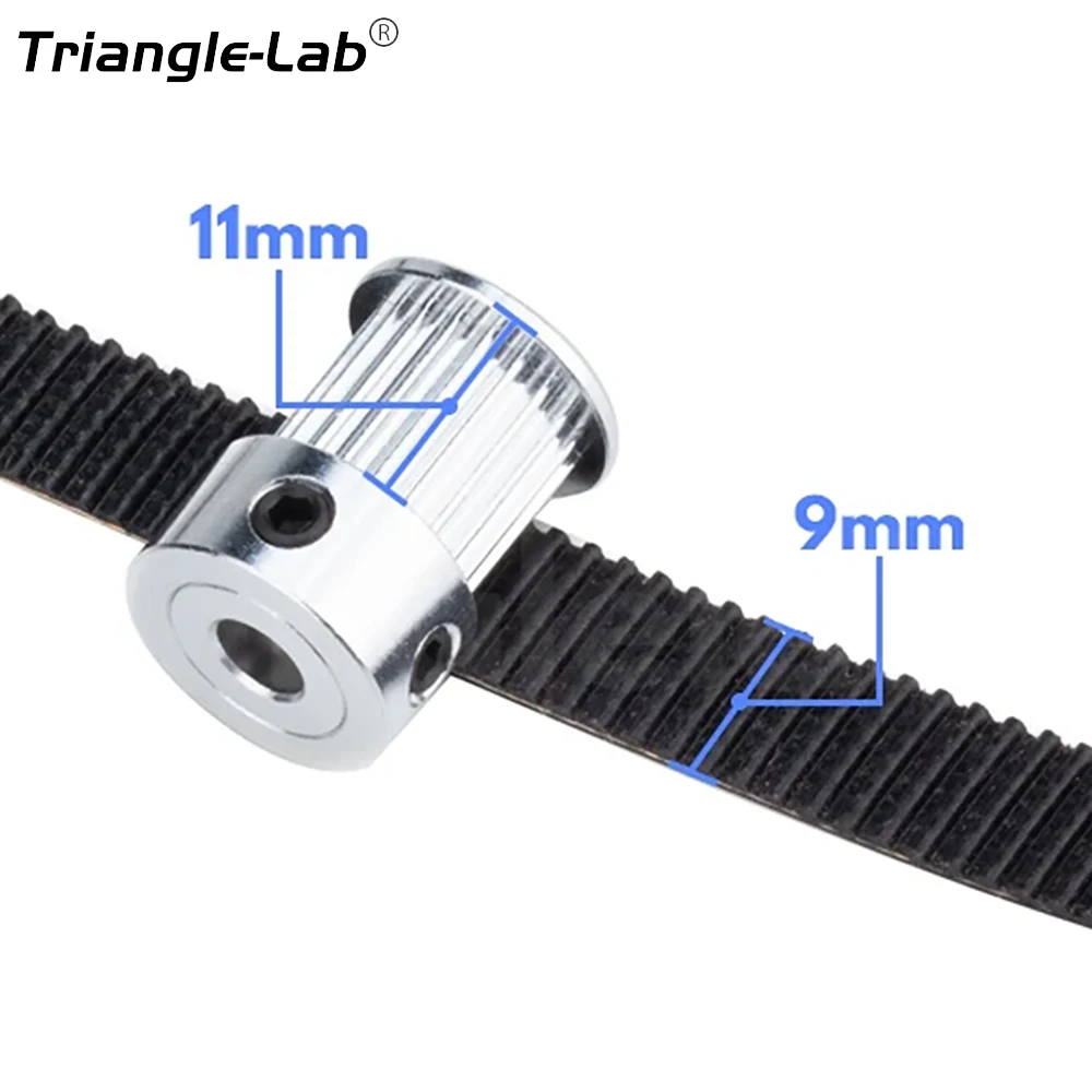 C Trianglelab Heat-resistant 135℃(273℉)  belt synchronous belt Timing belt Width 9MM/6MM for 3D Printer