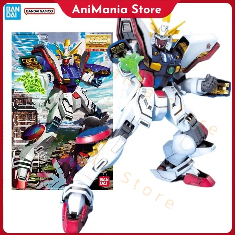 

Bandai Original Genuine Figure Gundam Model Kit MG 1/100 GF13-017NJ Shining Gundam Collection Action Figure Model for Boys Toys