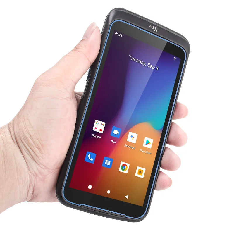 UNIWA V5N Rugged 4G Smartphone Front NFC 5.5" IPS Touch Screen 6GB 128GB 4000mAh 13MP Android Mobile Barcode Phone 2D Scanning