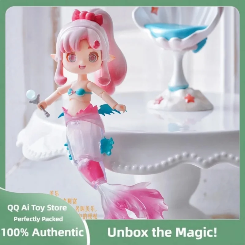 Oryginalna seria Aiye Mermaid Island Bjd Blind Box Ruchoma lalka Kawaii Zestaw zabawek syreny Kawaii Prezent dla dziewczyny na dzień niespodzianki