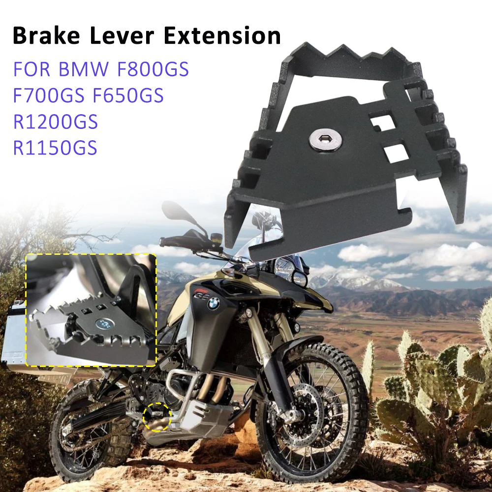 Rear Foot Brake Lever Pedal Enlarge Extension Pad Extender for Bmw F800GS F700GS R1200GS F650GS R1150GS Motorcycle Accessories