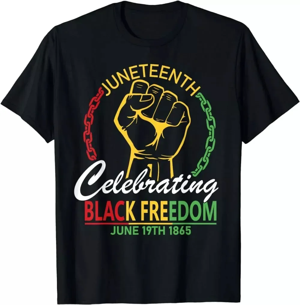 Juneteenth 1865 Celebrating Freedom Day African-American Unisex T-Shirt S-5XL