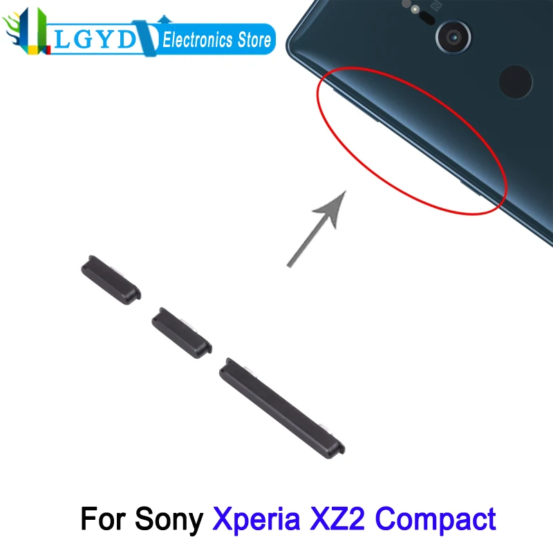 Bouton de contrôle d'alimentation et de volume pour Sony Xperia XZ2, réparation de téléphone compact, pièce de rechange