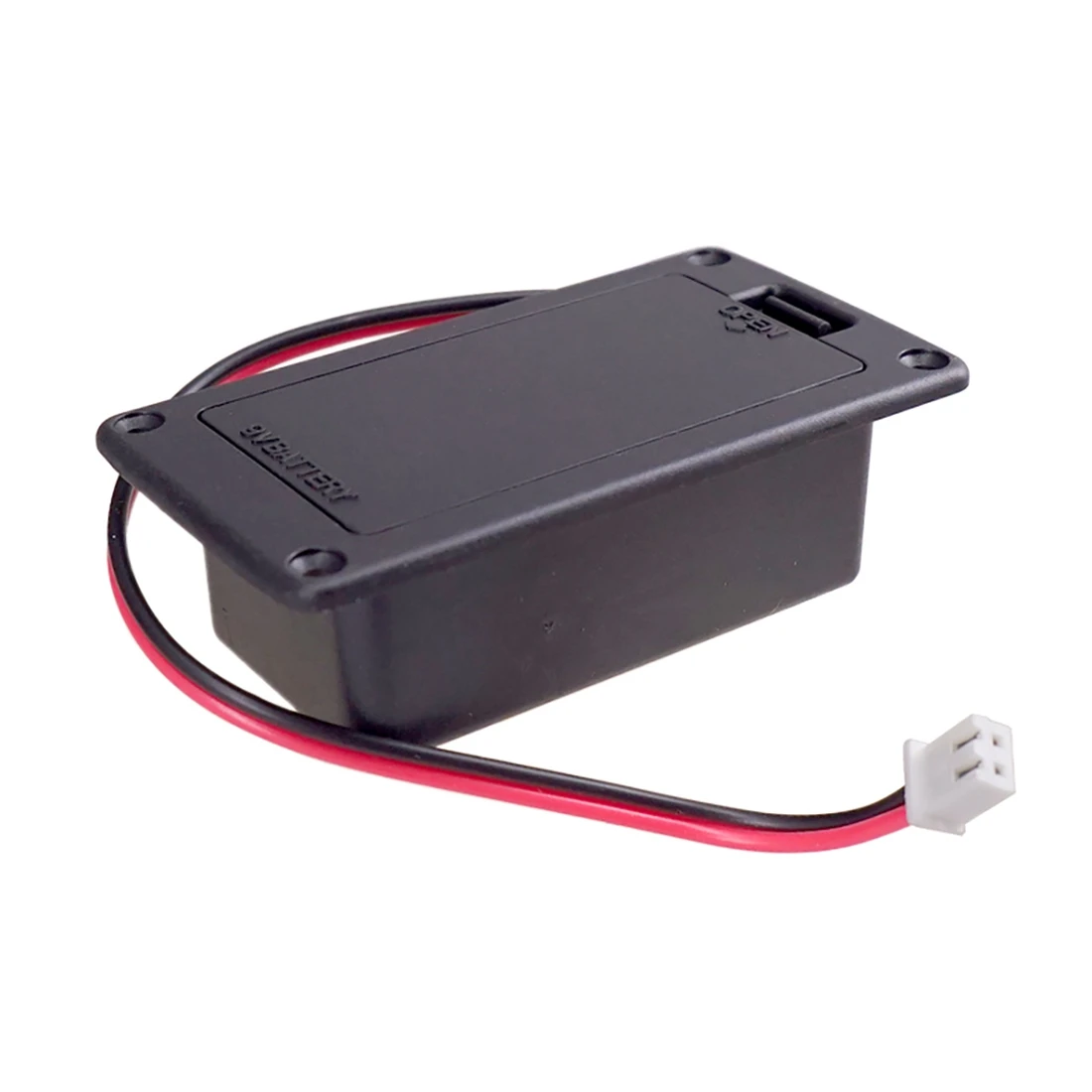 9V Flat Mount Guitar Active Pickup Battery Cover Hold Box Battery Storage Case for Electric Guitar Bass Accessory