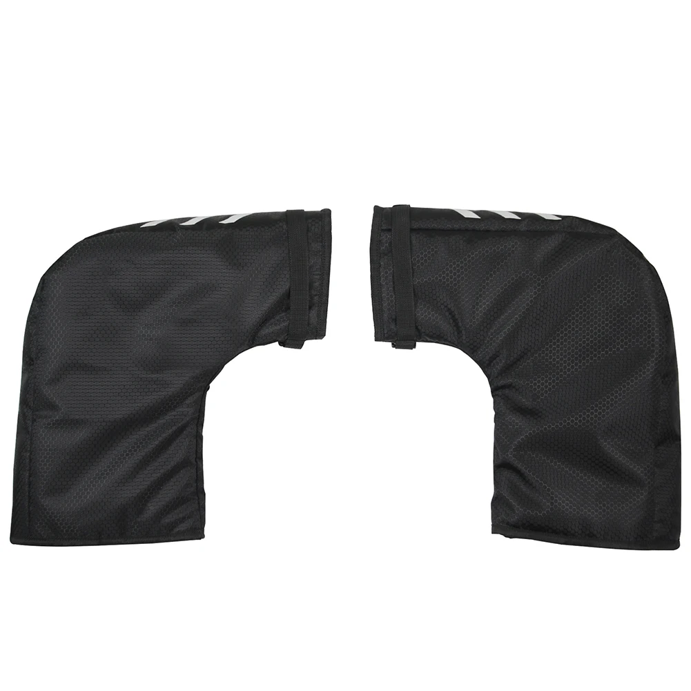 

Перчатки на руль горного велосипеда, пара варежек для холодной погоды для электронных велосипедов, толстых велосипедов со светоотражающими защитными накладками, черные