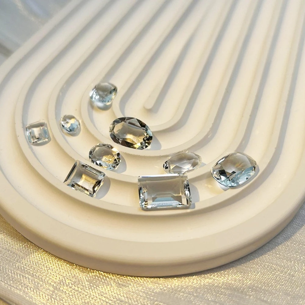 Multi faceted high transparency crystal diamond jewelry, 3D DIY nail drill, nail accessory wearing material