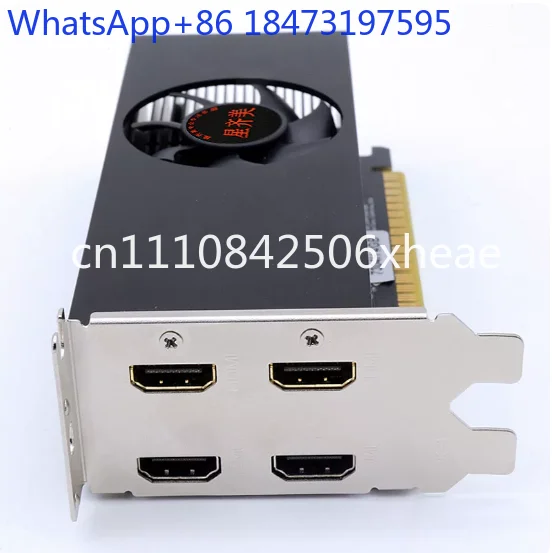 Four-screen Desktop 4HDMI Multi-screen Projection Semi-high Server Graphics Card