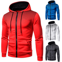 Autumn and Winter Casual Jacket for Men All Elite Wrestling Zipper Hoodie with Pocket Printing Sweater Sportwear