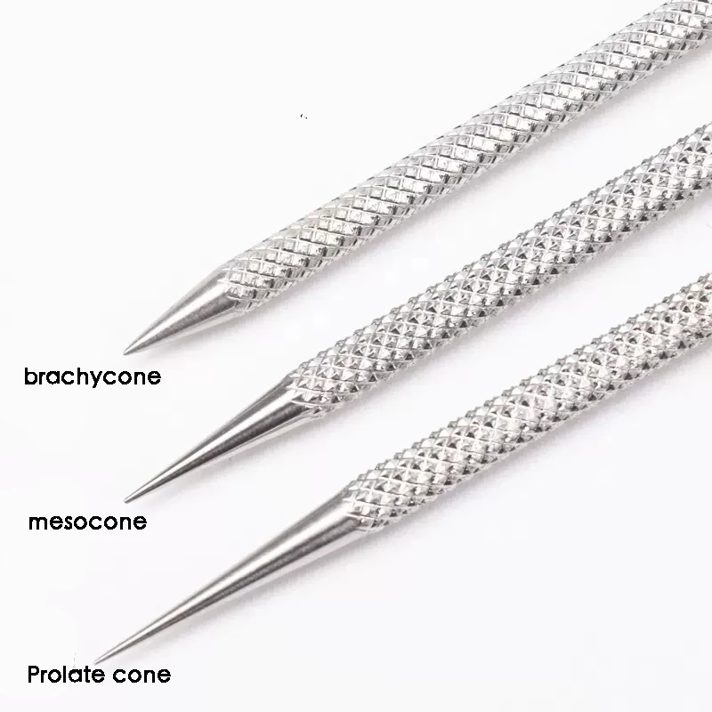 Titanium Alloy Tear Spot Dilator, ferramenta microscópica, Cone longo, médio e curto