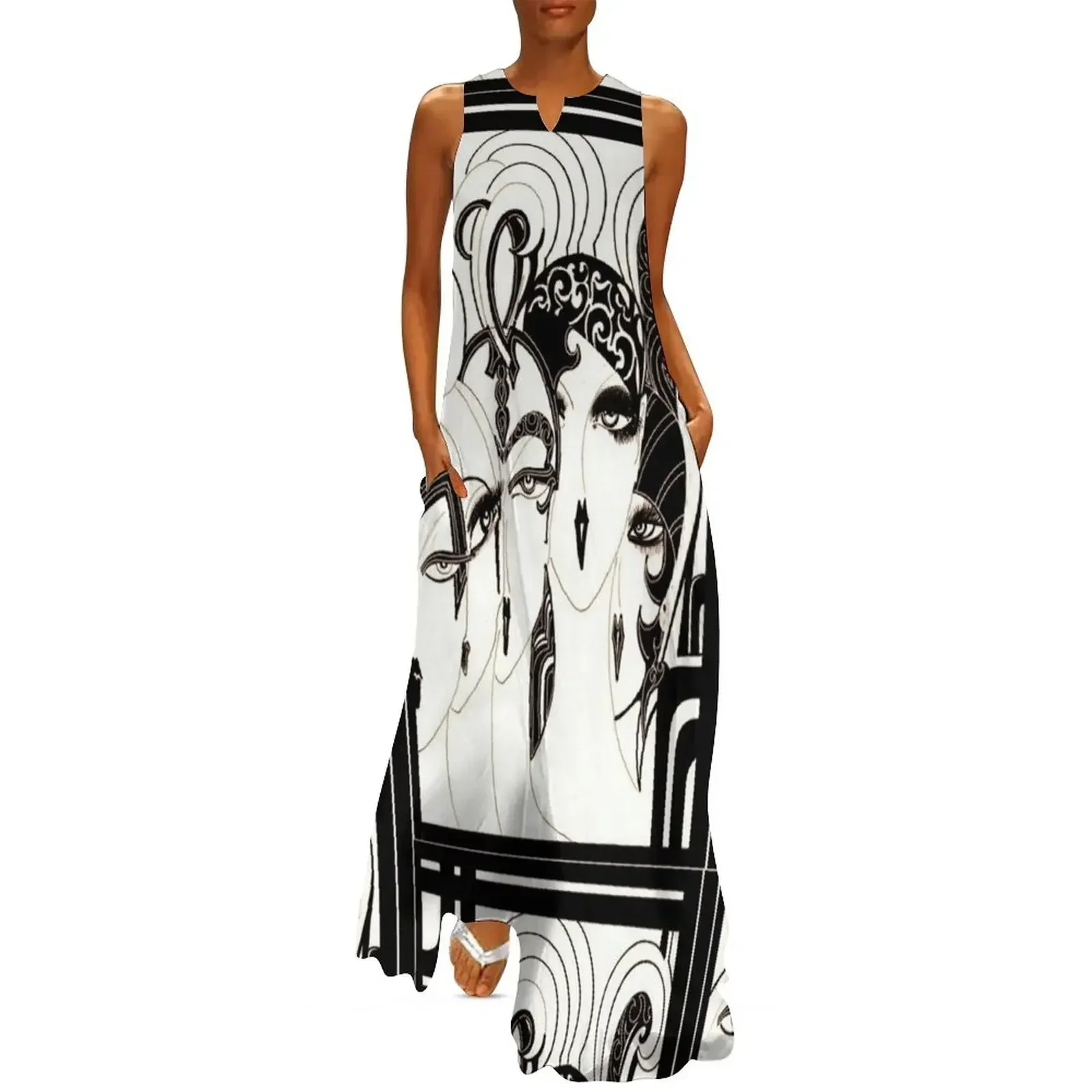 

Art deco mod dollies by Jacqueline Mcculloch House of Harlequin Long Dress loose women's dress prom dresses 2025 Dress