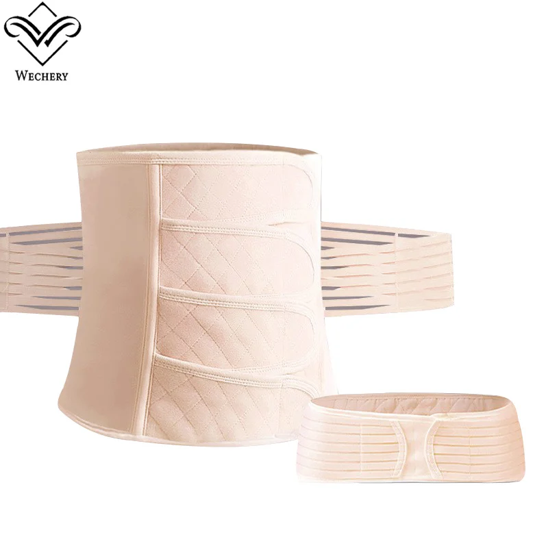 Girdle To Reduce Abdomen And Waist Trainer Body Shaper Tummy Control Shapewear Women Postpartum Sheath After Childbirth Belt Set