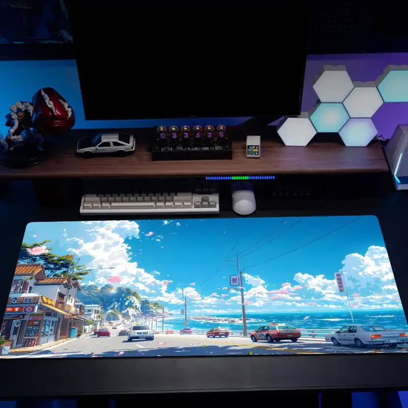 Sea Scenery Mouse Pad Desk Mat Mousepad Large Abstract Mouse Pad Gaming Deskmat With Lockedge Office Non-slip Carpet