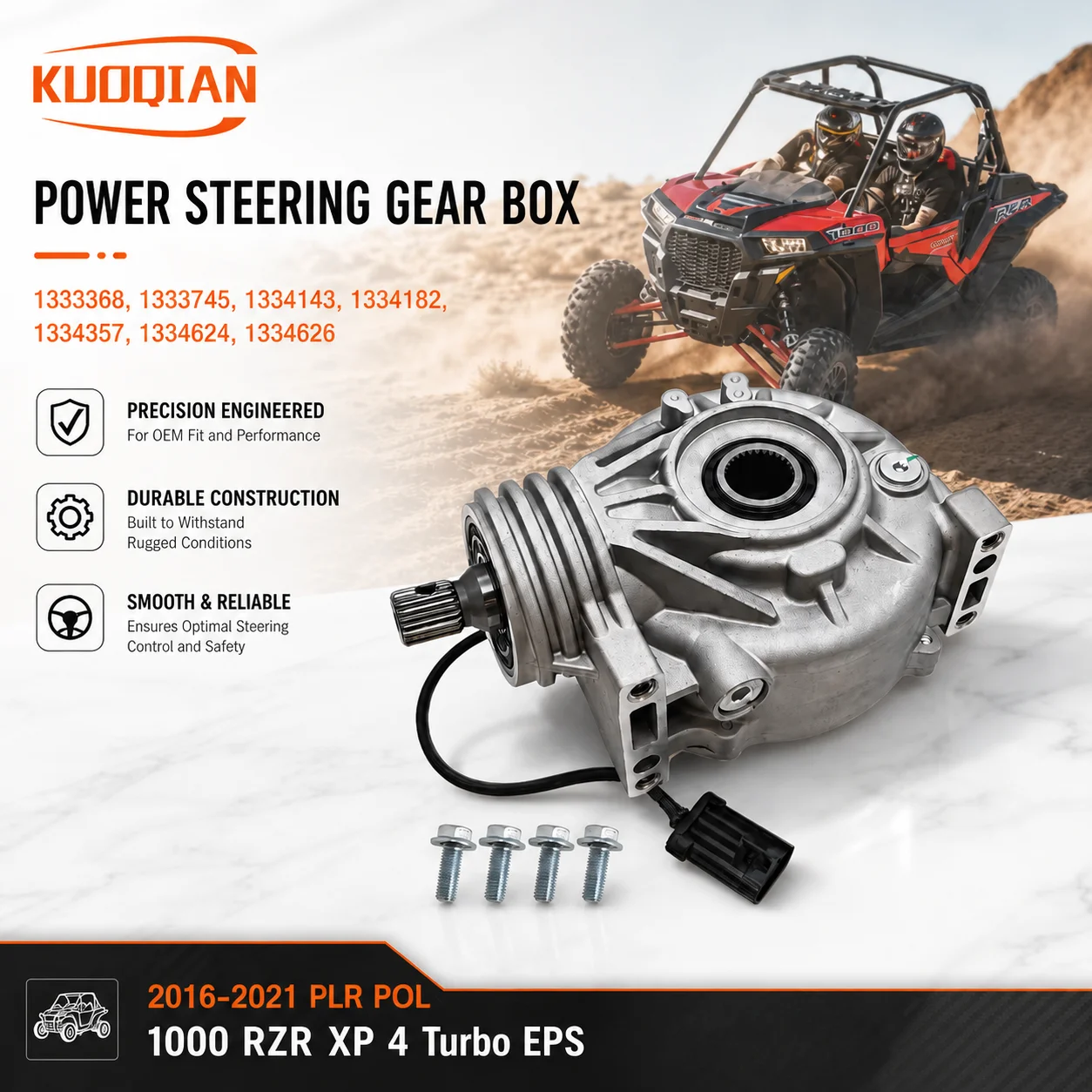 Front differential 1333368,1333745,1334143,1334182 For 2016-2021 PLR POL 1000 RZR XP 4 Turbo EPS