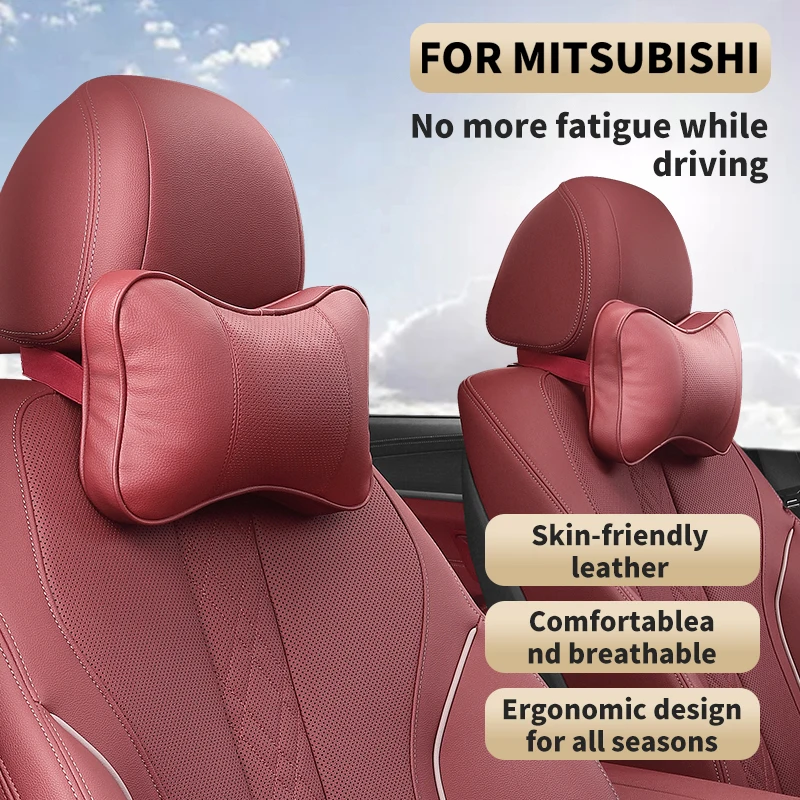 Car Neck Support Headrest Pillow For Mitsubishi Outlander RVR ASX Eclipse Cross Pajero/Shogun/Montero Lancer Mirage L200/Triton
