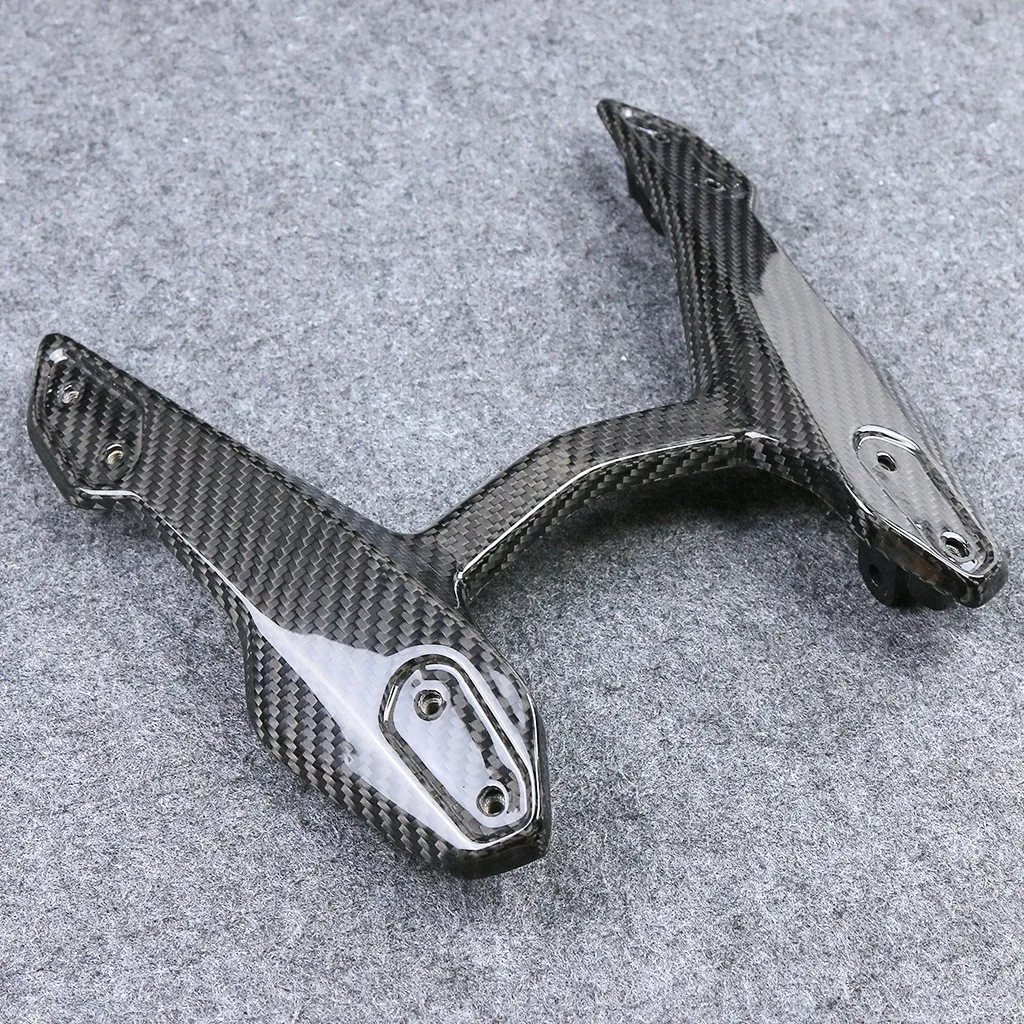 Geeignet für BMW R1250RS Motorrad, modifiziertes Carbonfaser-Komplettset aus Rauchgitter-Seitenverkleidung, Auspuffhaube und Zubehör.