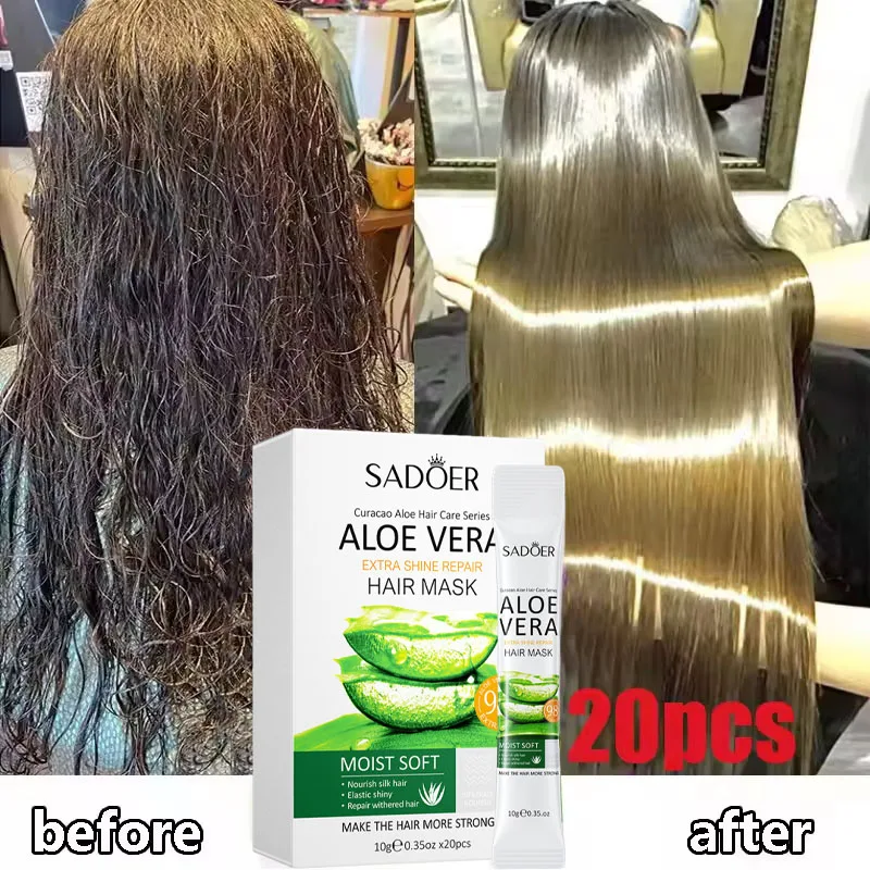 Keratin Magical Hair Mask 5 Second Repair Damage Frizzy Soft Smooth Shiny Hair Deep Moisturize Hair Treat Repair Hair Care Mask - Image 3
