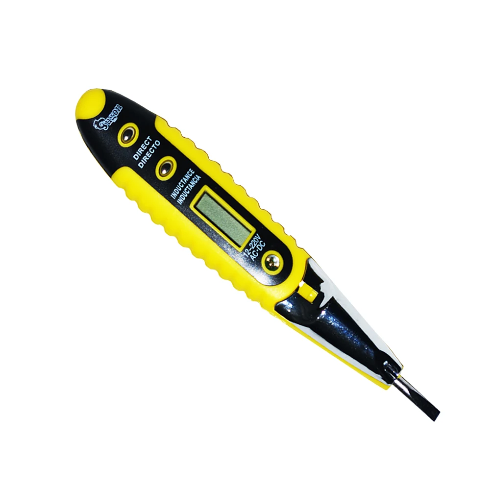 

Voltage Tester Pen Digital Display Electrical Circuit Detection Standard Compact Design Portable Insulated ABS for Cables