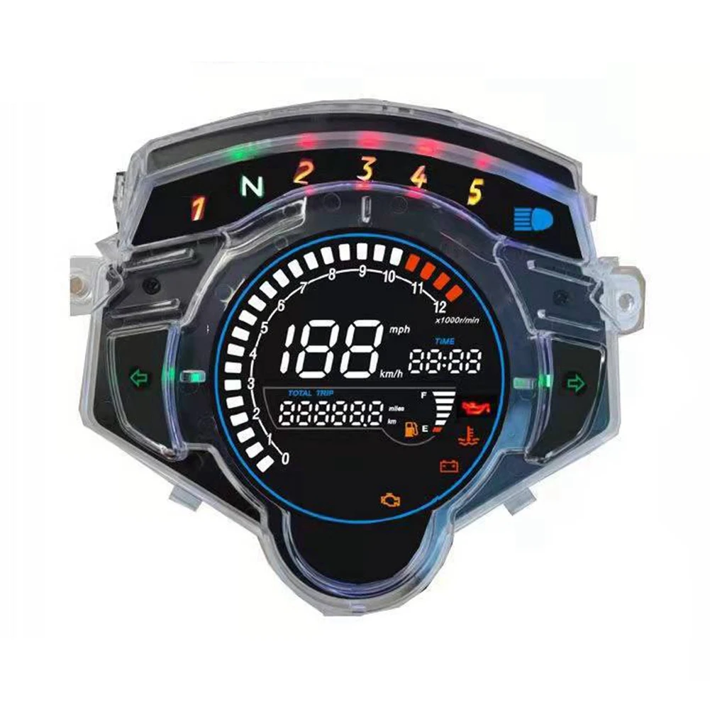 Motorcycle Speedometer for Yamaha LC135 V2 V3 V4 V5 V6 V7 Digital Meter Lcd Speedometer Odometer Tachometer Display