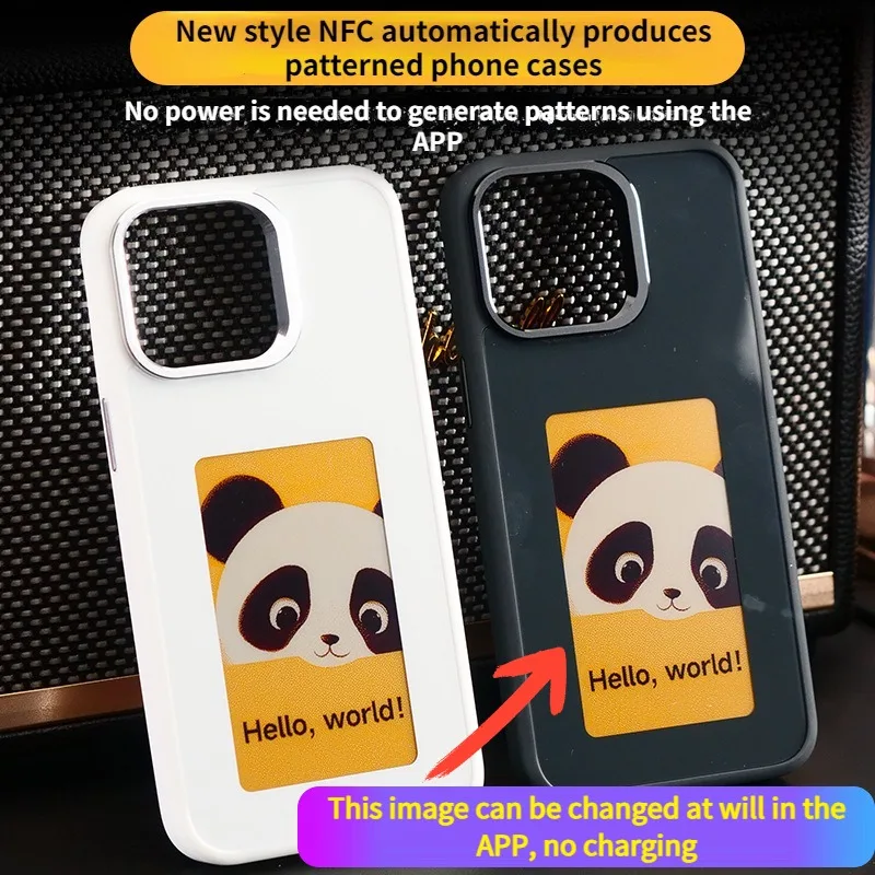 

Revolutionary phone case! NFC for pattern change. Fits iPhones 15 Pro max,14,13 & Samsungs S23ultra,S24ultra. Easy personalizat