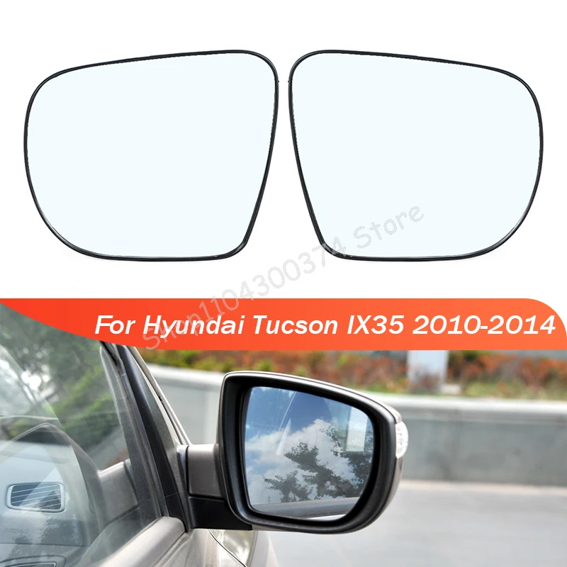 

For Hyundai Tucson IX35 2010-2023 Exterior Rearview Side Mirror Lens Glass 87611-2S100 87621-2S100