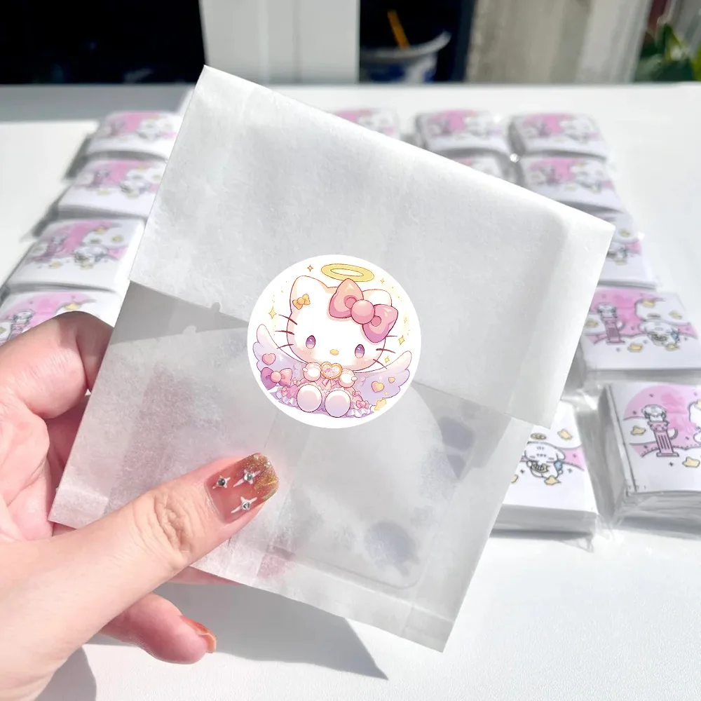 500/1000 Blatt niedliche Cartoon-KT-Katze-Aufkleber für Tagebuch, Gepäck, Auto, Scrapbooking, Geschenk, Belohnungen, Siegeletiketten, dekorative Aufkleber