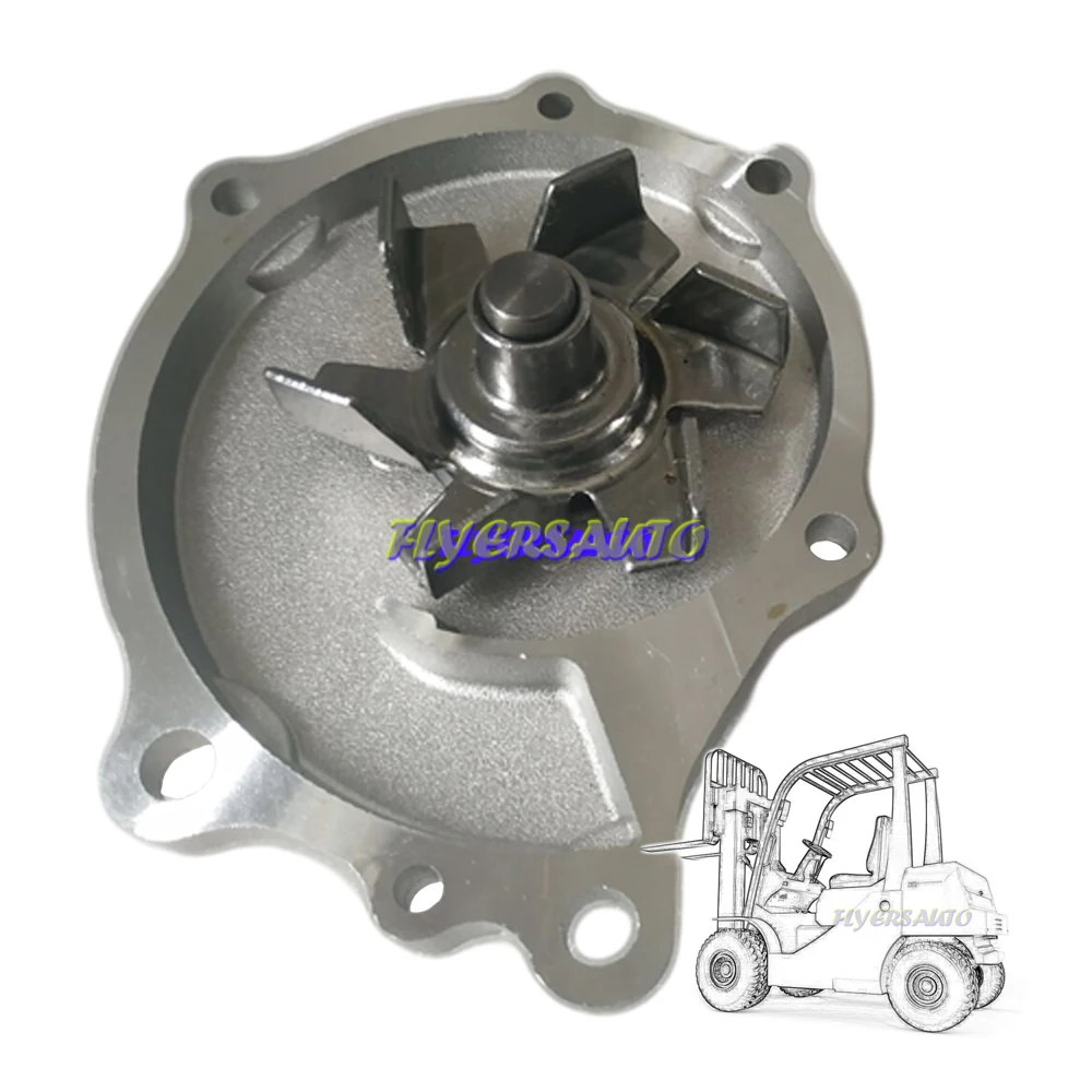 Water Pump 21010-FU425 21010-FU40J for Nissan K15 K21 K25 Engine 21010-FU400 # FLYERSAUTO FORKLIPT PARTS