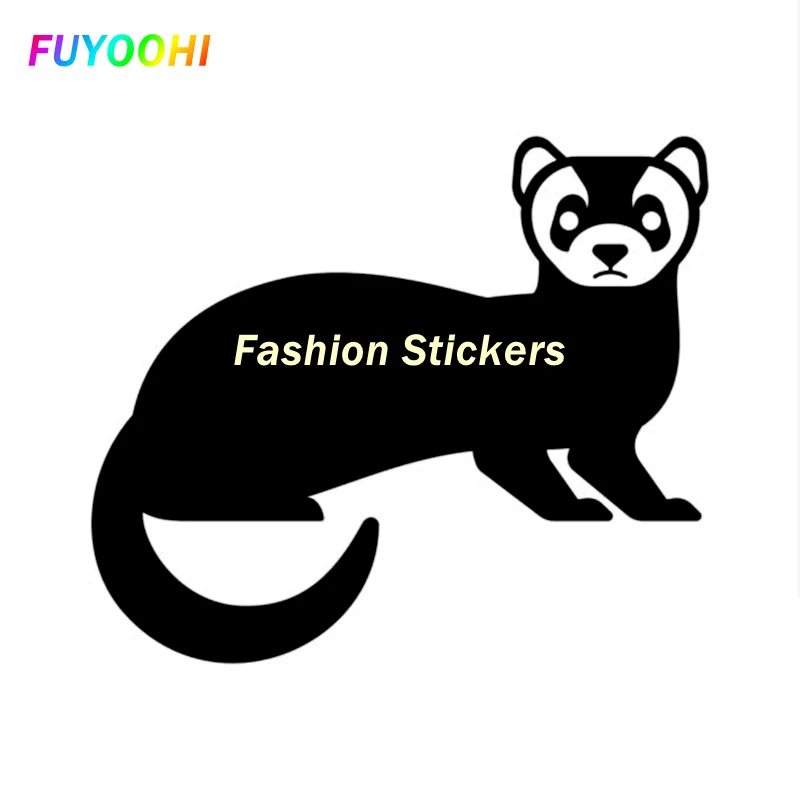 

FUYOOHI Exterior/Protection Fashion Stickers Cute Ferret Vinyl Sticker New Style Hot Car Motorcycle PVC Decal Exterior Stickers