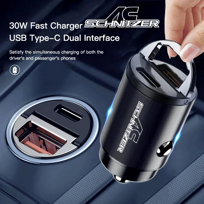 Car Cigarette Lighter Fast Charger Adapte USB PD Type-C Convert Plug For AC Schnitzer M 3 5 6 Z X1 X3 X5 E46 E39 car accessories