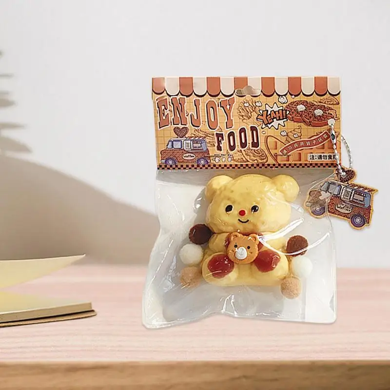 Knijpspeelgoed voor kinderen Beer Stress Relief Langzaam gevoelig Fidget voor reisbureau Gebruik Kous Halloween Kerstjacht Klaslokaal