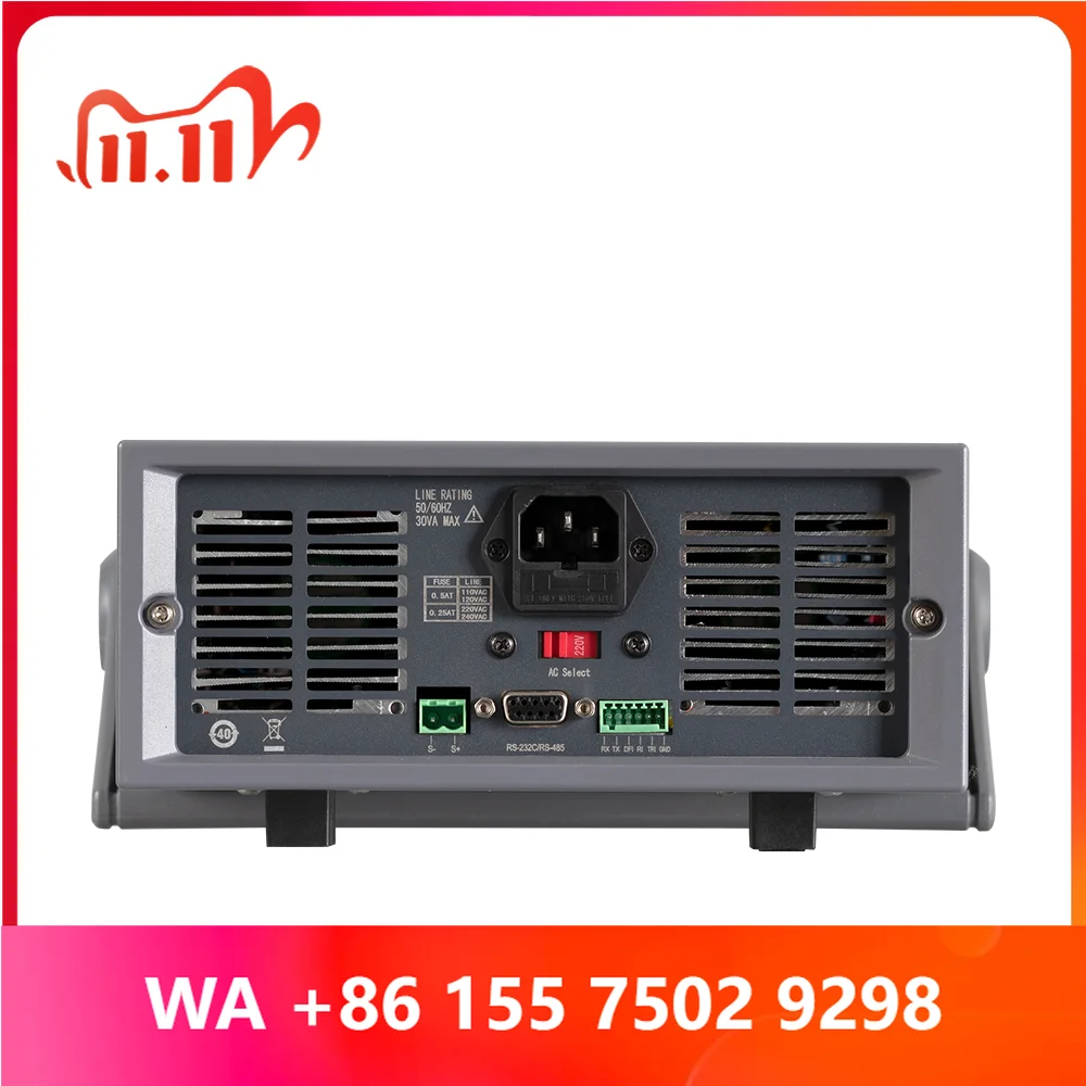 HY 8511 DC Electronic Load Tester, 150 W High Precision Load Meter with 500 KHz Sampling
