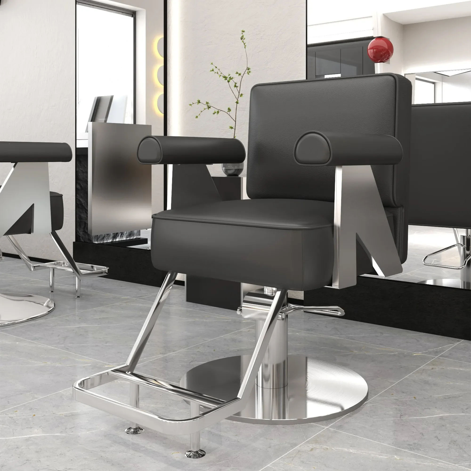 Barbershop Barber Chair Working Facial Tattoo Esthetician Barber Chair Carrinho Auxiliar Para Cabeleireira Salão Furniture