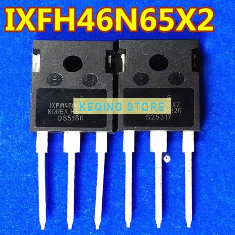 10PCS Used+Not NEW+Send after Measure Original IXFH46N65X2 IXYS 46A650V switching power supply high voltage MOS FET TO-247