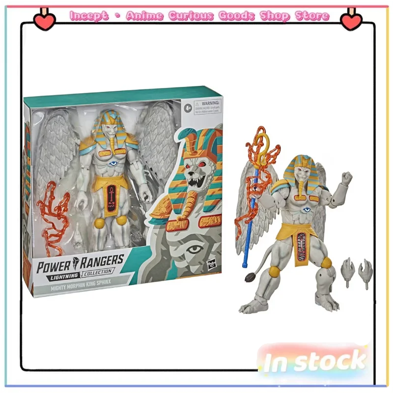 

In Stock Hasbro Power Rangers Sphinx Lion Face Pharaoh Figure Deluxe Set Fans Favorite Collectible Gift