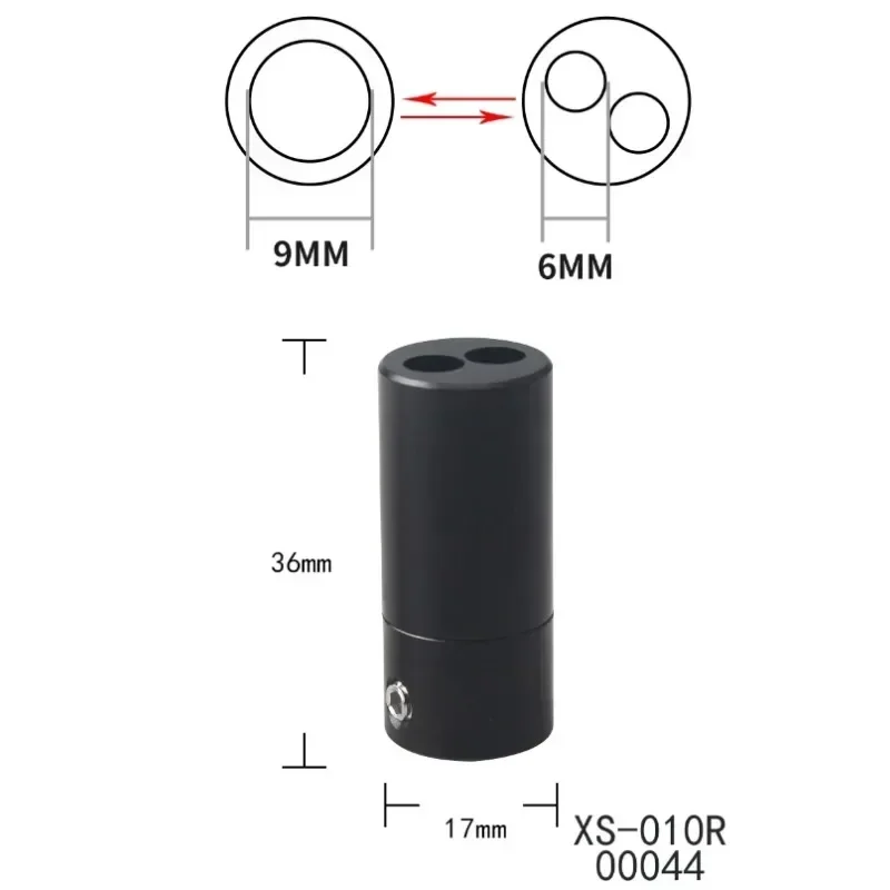 1PCS HiFi Audio Aluminium Legierung Lautsprecher Banana RCA Stecker Kabel Draht SplitterY Hose