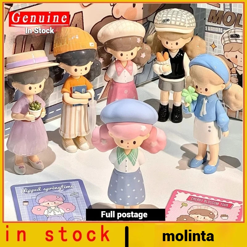 

Оригинальная серия Molinta Popcorn Sister City Walk Девятое поколение слепых коробок Tide Play Dolls Hand Do Gift To Send Friends