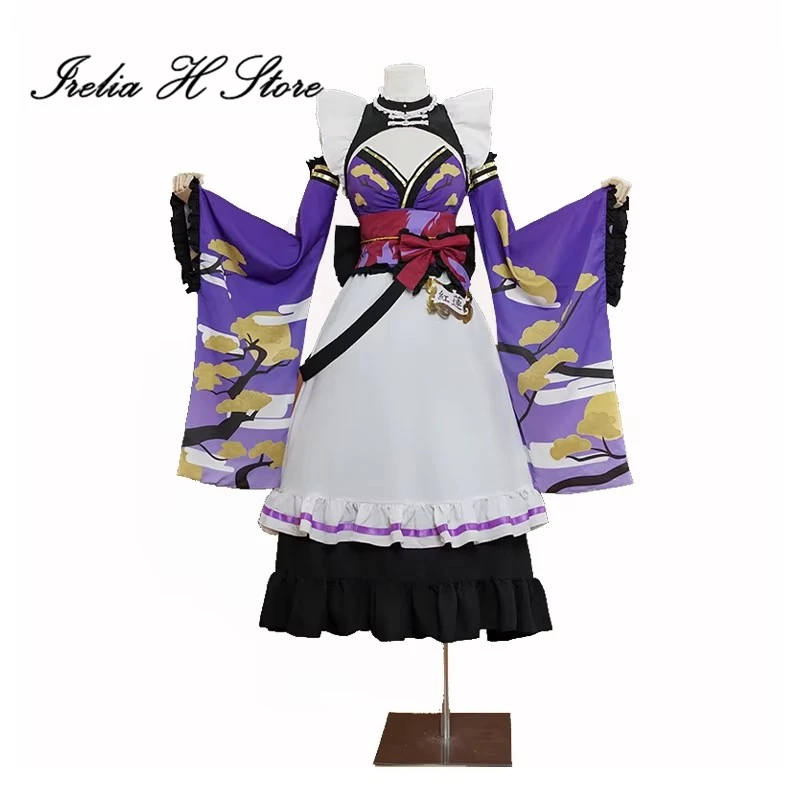 

Irelia H Guren from NI KKE Guren Cosplay Costume for women Cutie cafe maid dress female