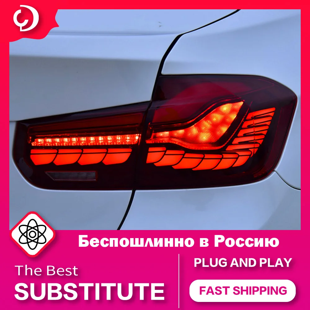 AKD Car Styling Taillights for BMW 3 Series F30 2013-2019 F35 318i 320i 330i 340i M3 GTS LED Turn Signal Rear Reverse Brake