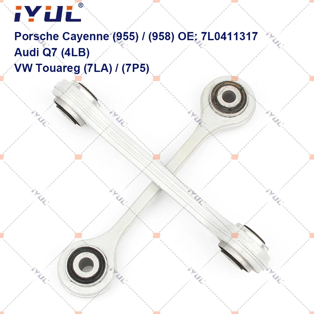 A Pair Front Axle Sway Bar End Stabilizer Link Ball Joint For Porsche Cayenne 955 9PA 958 92A VW Volkswagen 7LA 7P5 Audi Q7