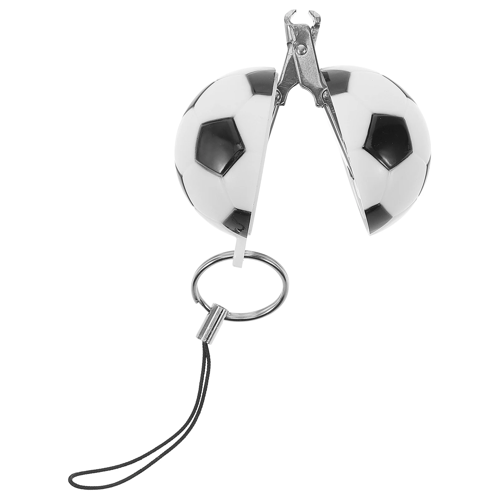 مقص أظافر صغير كرتوني لكرة القدم مصنوع من الفولاذ المقاوم للصدأ مادة بلاستيكية شفرات حادة آمنة وفعالة لقص أظافر القدم #1