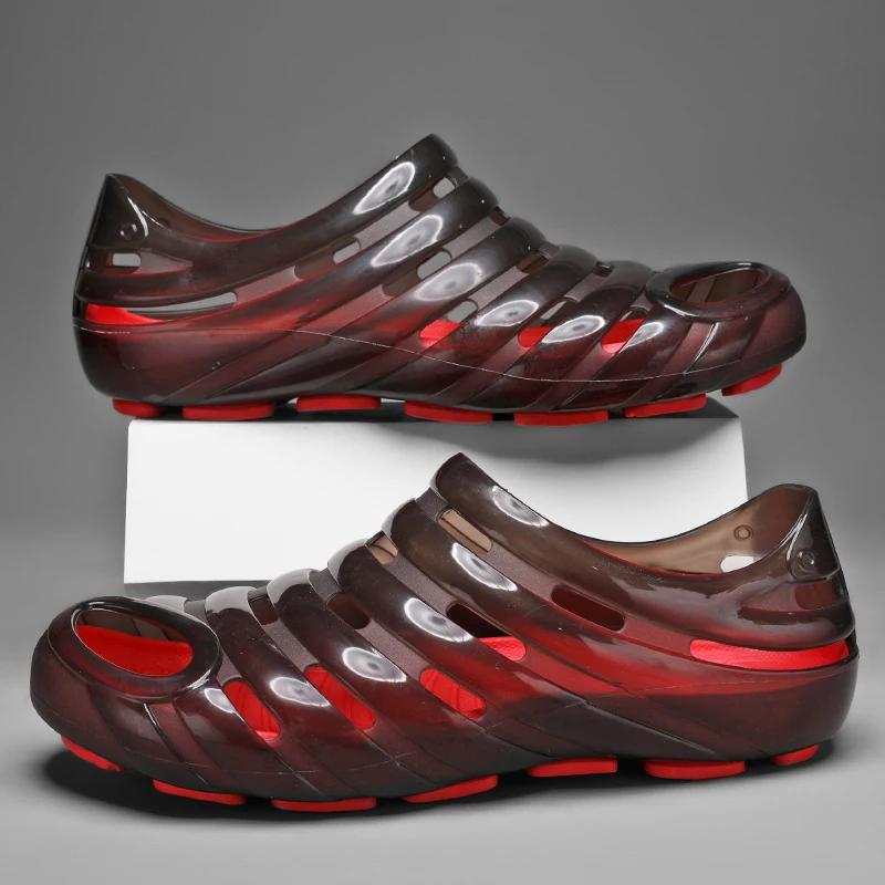 Beach Men Sandals Summer Outdoor Male Sandals Quick-Drying Water Shoes Soft Wading Men's Slippers Anti-slip Free Shipping 2023