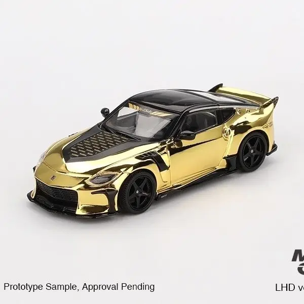 MINIGT1: 64 Nissan ZVeilSide FFZ400 verguld, legeringsmodel 985 Lamborghini