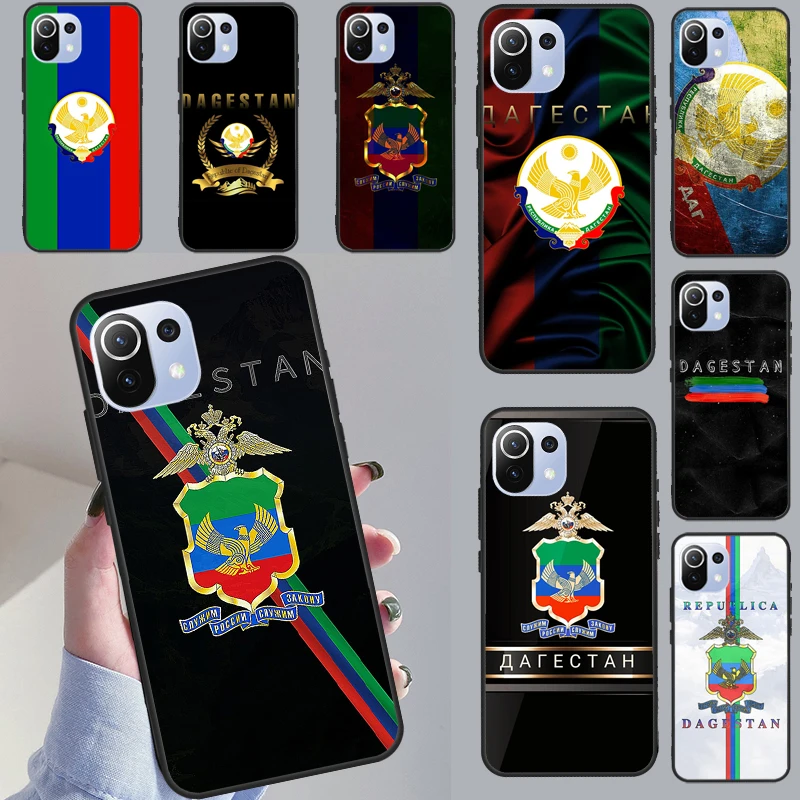 Dagestan National Flag Case For Xiaomi 11T 12T 13 Pro 12 Lite 12X Cover For POCO F5 X3 X5 Pro M5s X4 F4 GT C40 F3