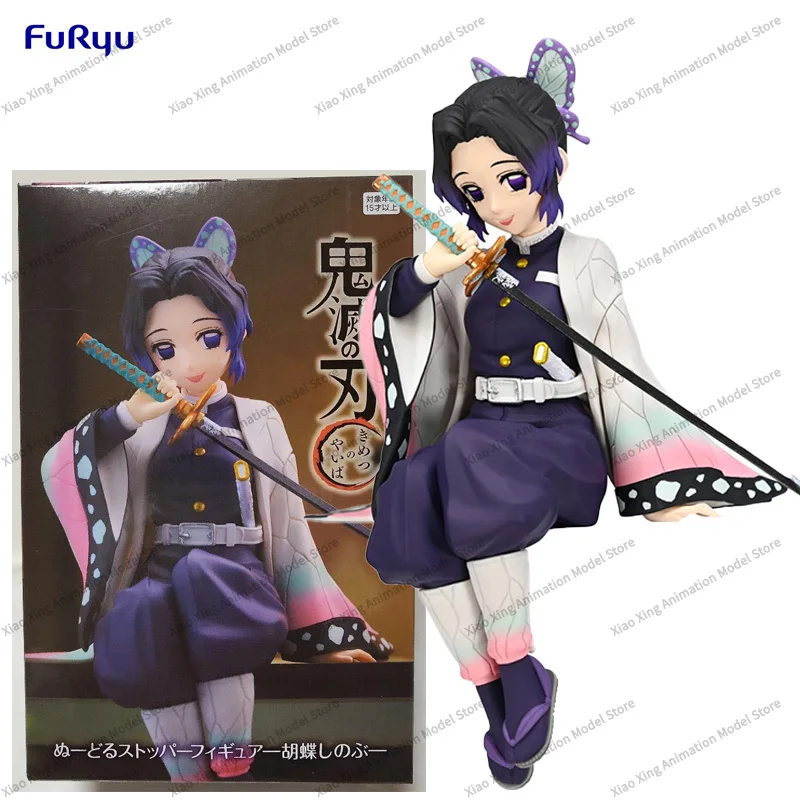 In Stock Furyu Noodle Stopper TV Ver. Demon Slayer Kochou Shinobu PVC 11CM Anime Action Figures Model Collection Toy