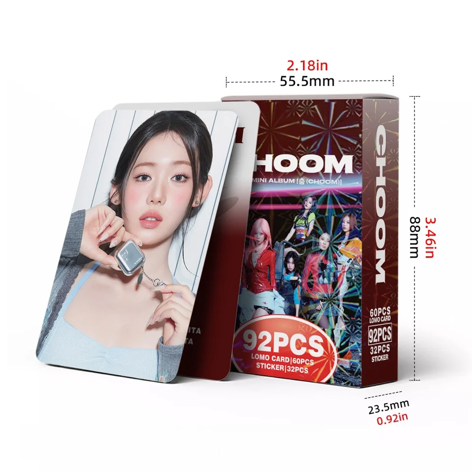 92Pcs/Set Kpop BABY CHOOM Lomo Cards High Quality Album REALLY