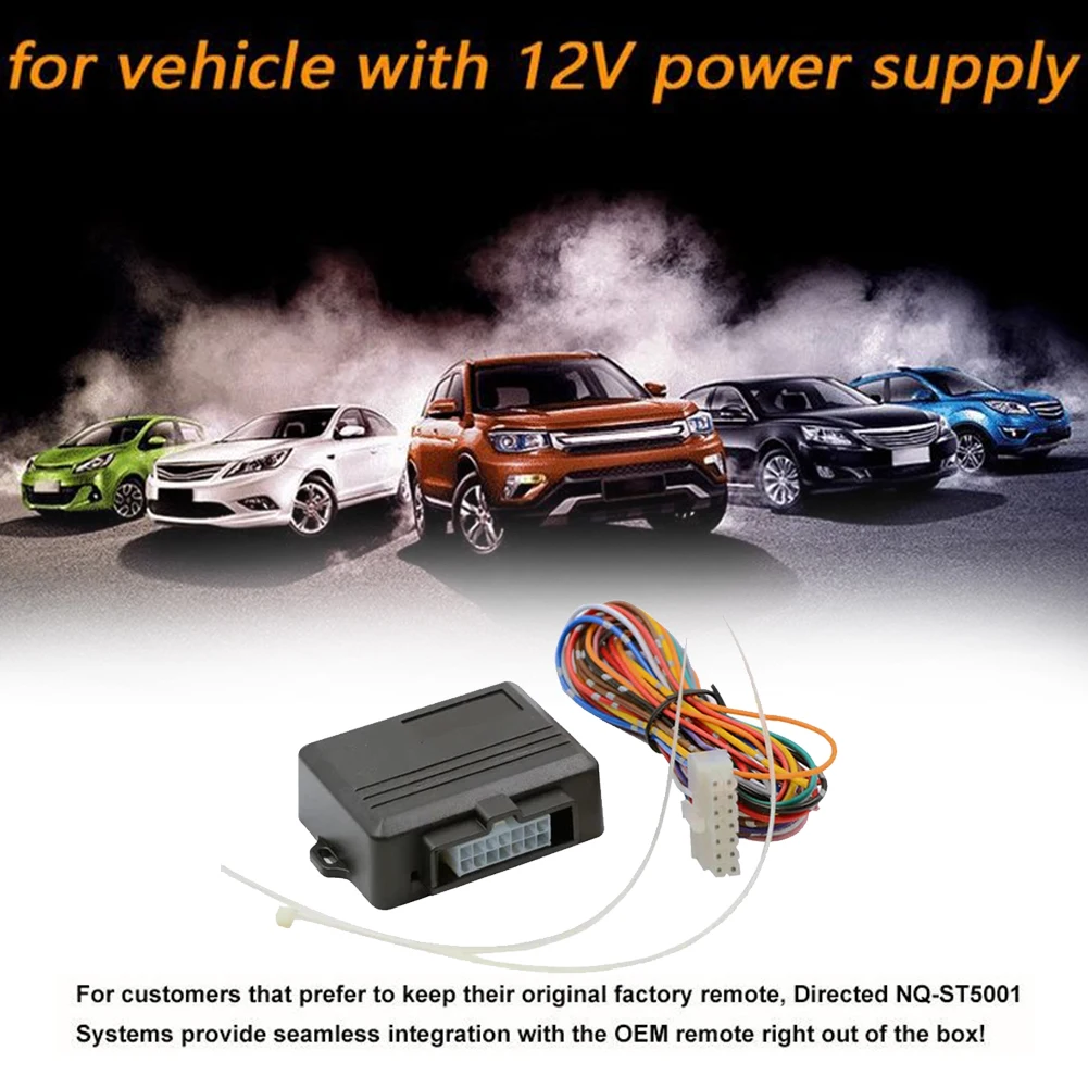 

Auto Starter Module with Remote Control Anti-theft Remote Start Pre-heating Car Alarm Start Stop Pre-cooling 12V Car Accessories