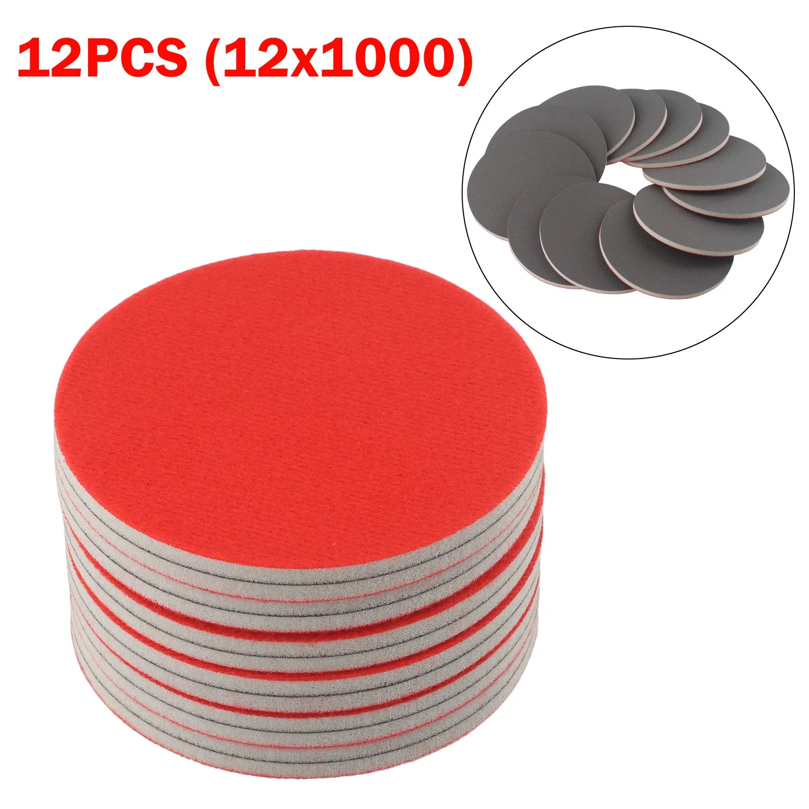 12/24 Pieces Bowling Sanding Pads Resurfacing Polishing Kit Bowling Cleaner Portable Bowling Pad Ball Polishing Cleaner