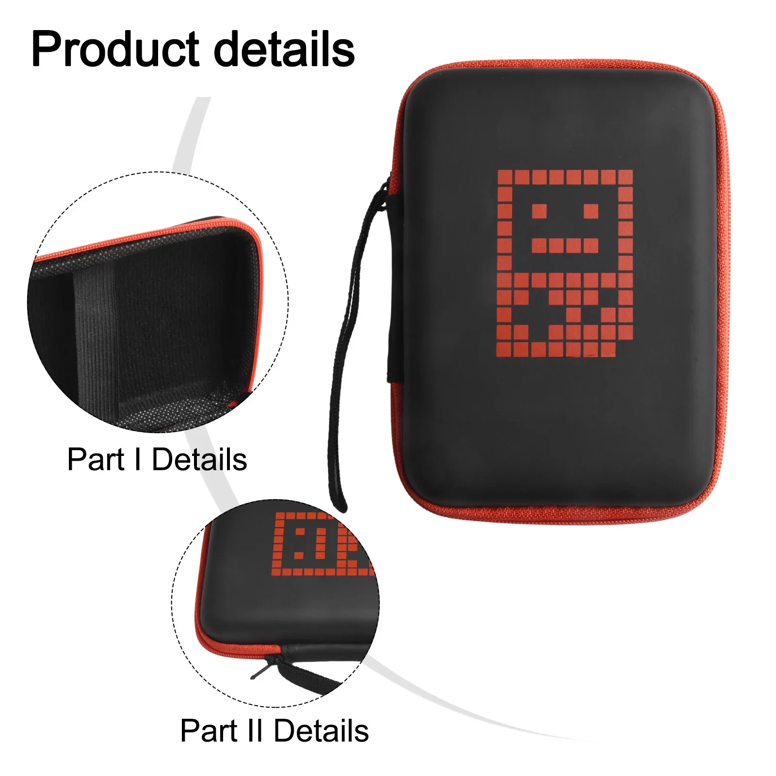 Portable Carrying Case For Miyoo Mini Plus Shockproof Game Console Storage Bag For Outdoor Travel Game Accessories