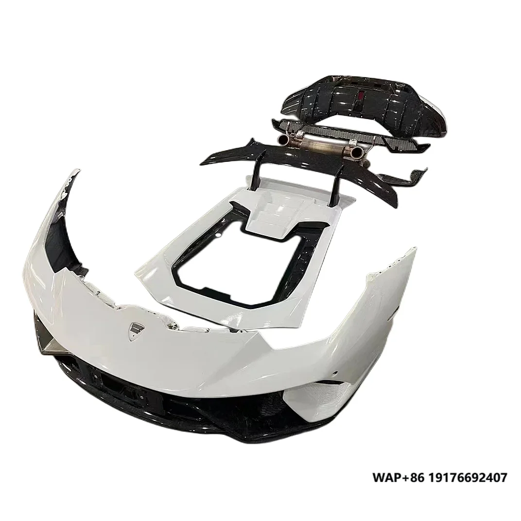 Hot Selling! LP640 Track Version Carbon Fiber Body Kit forLAMBORGHINI LP580 LP610 Bodykit Car Parts Front Bumpers Rear Bumper