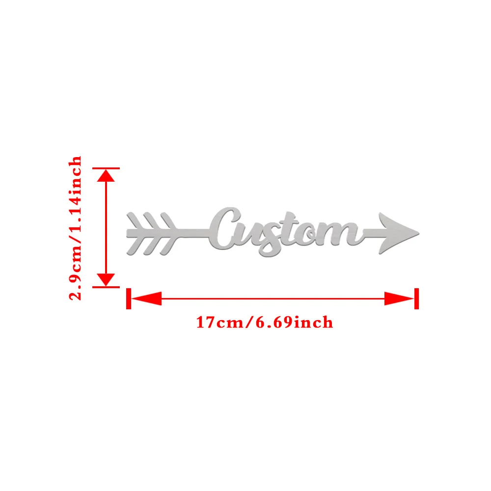 

1pc Funny Special arrows Personalized Name Metal Plate Signs pretty Bookmark Custom Bookmark Book Lover Gift Back To School Gif
