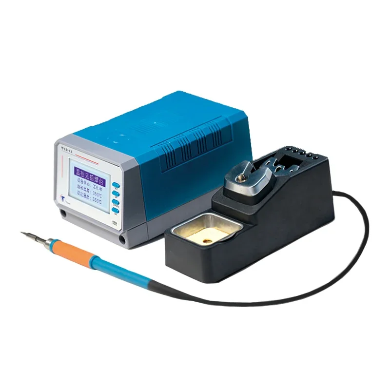Estación de soldadura sin plomo, 75W, control de temperatura Digital inteligente, T12-11, teléfono móvil, placa pcb, soldadura BGA, herramientas de retrabajo